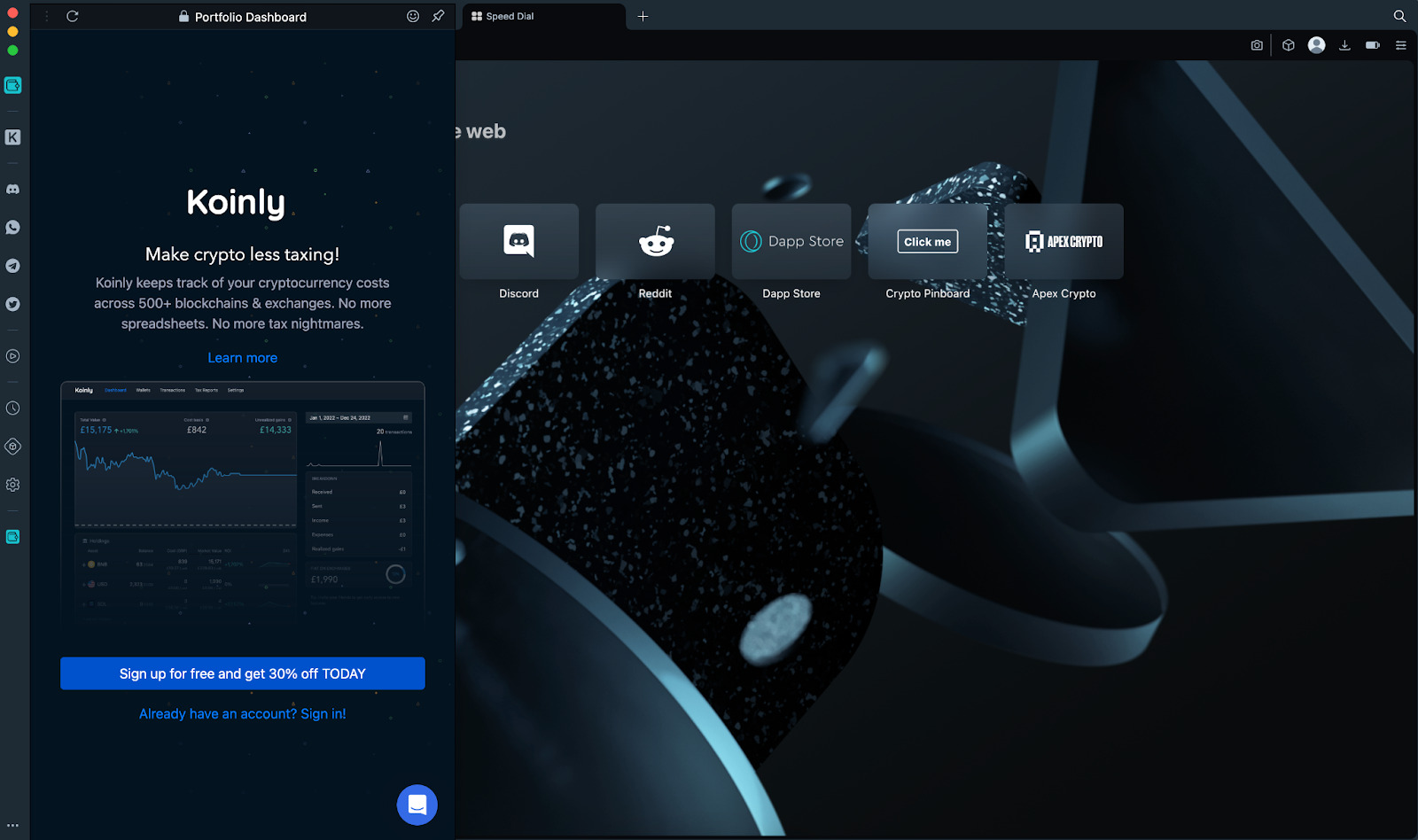 Koinly and Opera partner to provide easy access to Koinly’s crypto tax reporting tool in Opera Crypto browser - Blog | Opera CryptoOpera Crypto