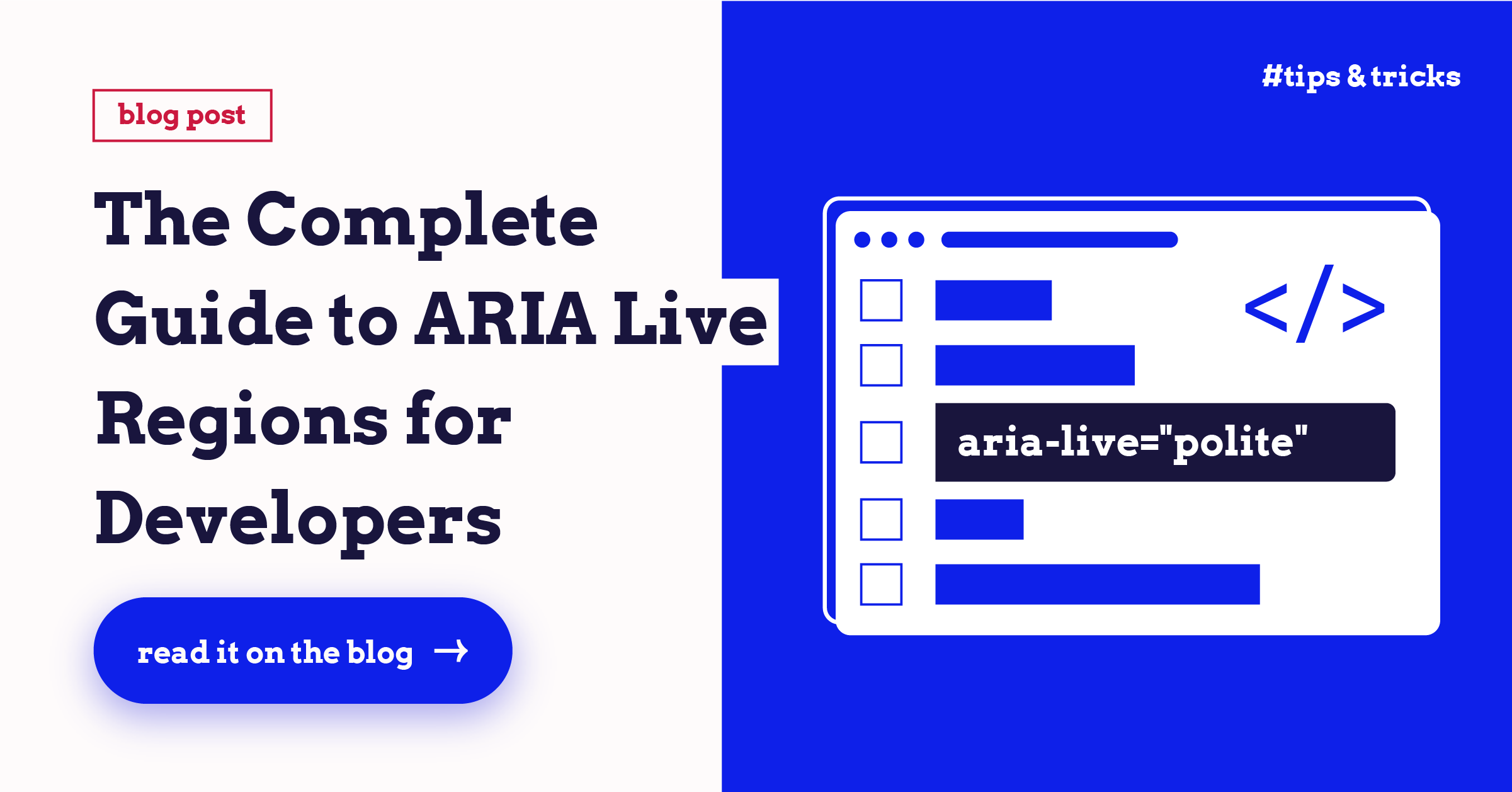 The Complete Guide to ARIA Live Regions for Developers - The A11Y Collective