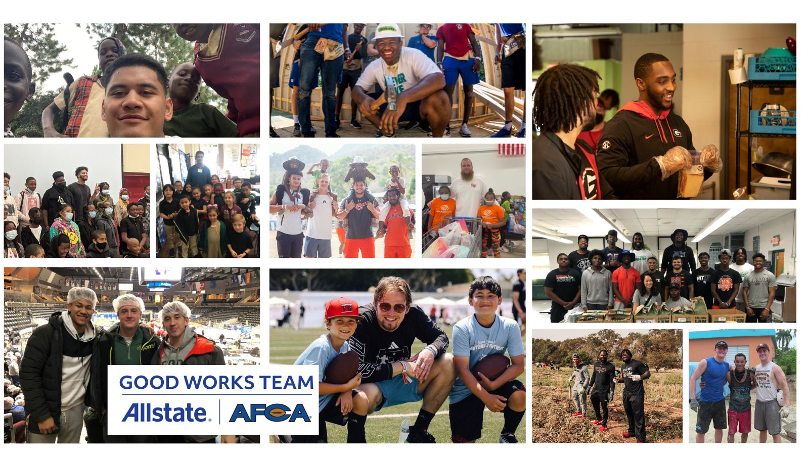 2022 Allstate AFCA Good Works Team Celebrates College Football Players as Community Leaders - AFCA