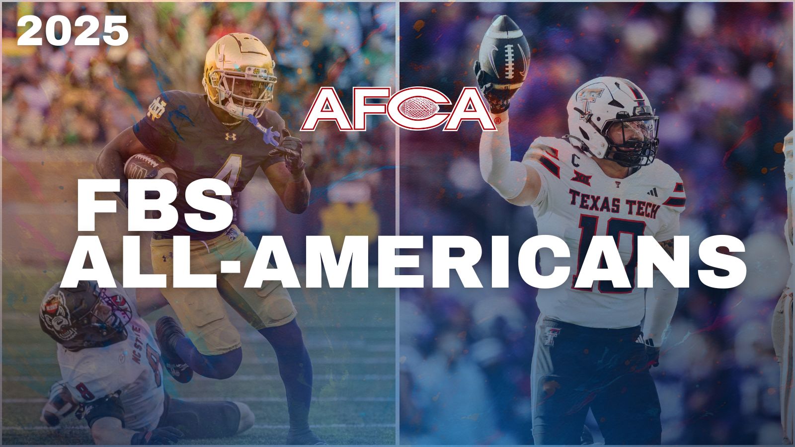 Notre Dame’s Jeremiyah Love and Texas Tech’s Jacob Rodriguez headline the 2025 AFCA FBS Coaches All-America Teams - AFCA