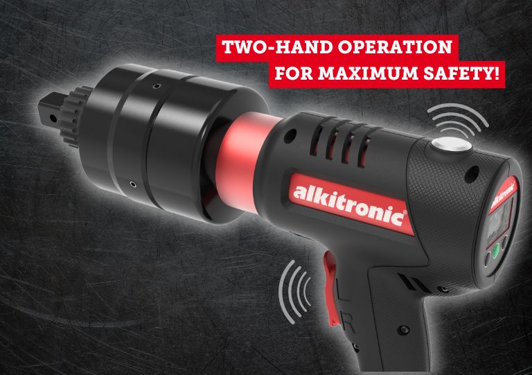 Enhanced Safety Meets Power: Discover the New alkitronic® EB-S with Two-Hand Operation - alkitronic ® - alki Technik GmbH %