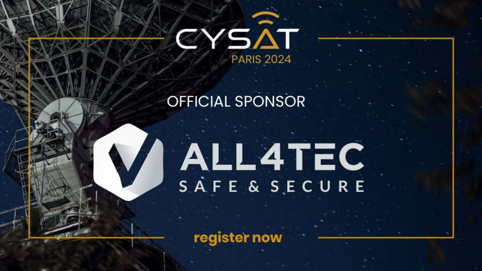 ALL4TEC sera au CYSAT 2024 - ALL4TEC