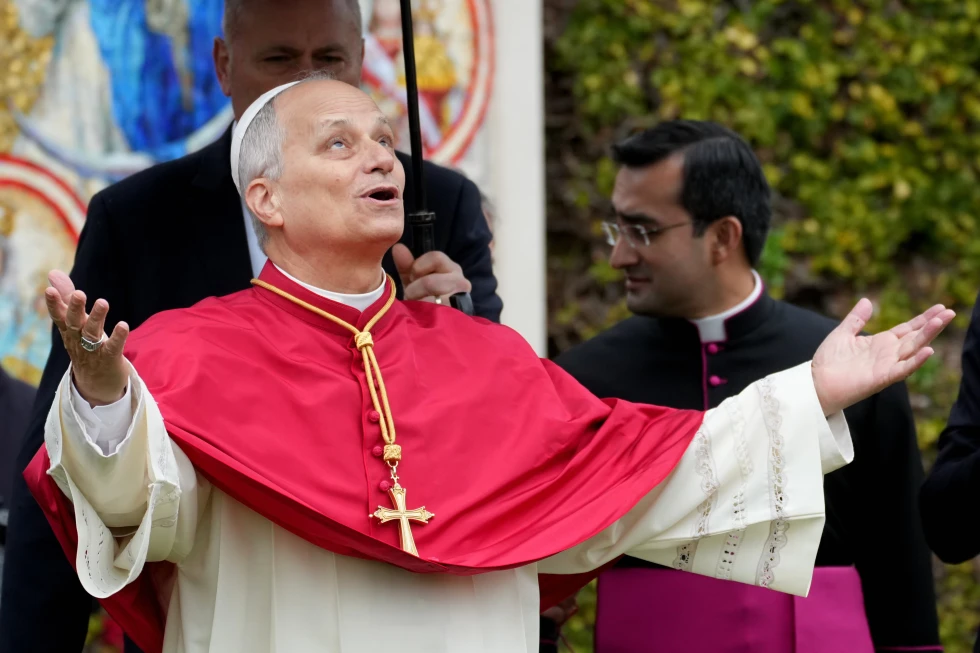 Pope Leo invited to visit Peru during a Vatican garden party, then stays for lunch - America Magazine