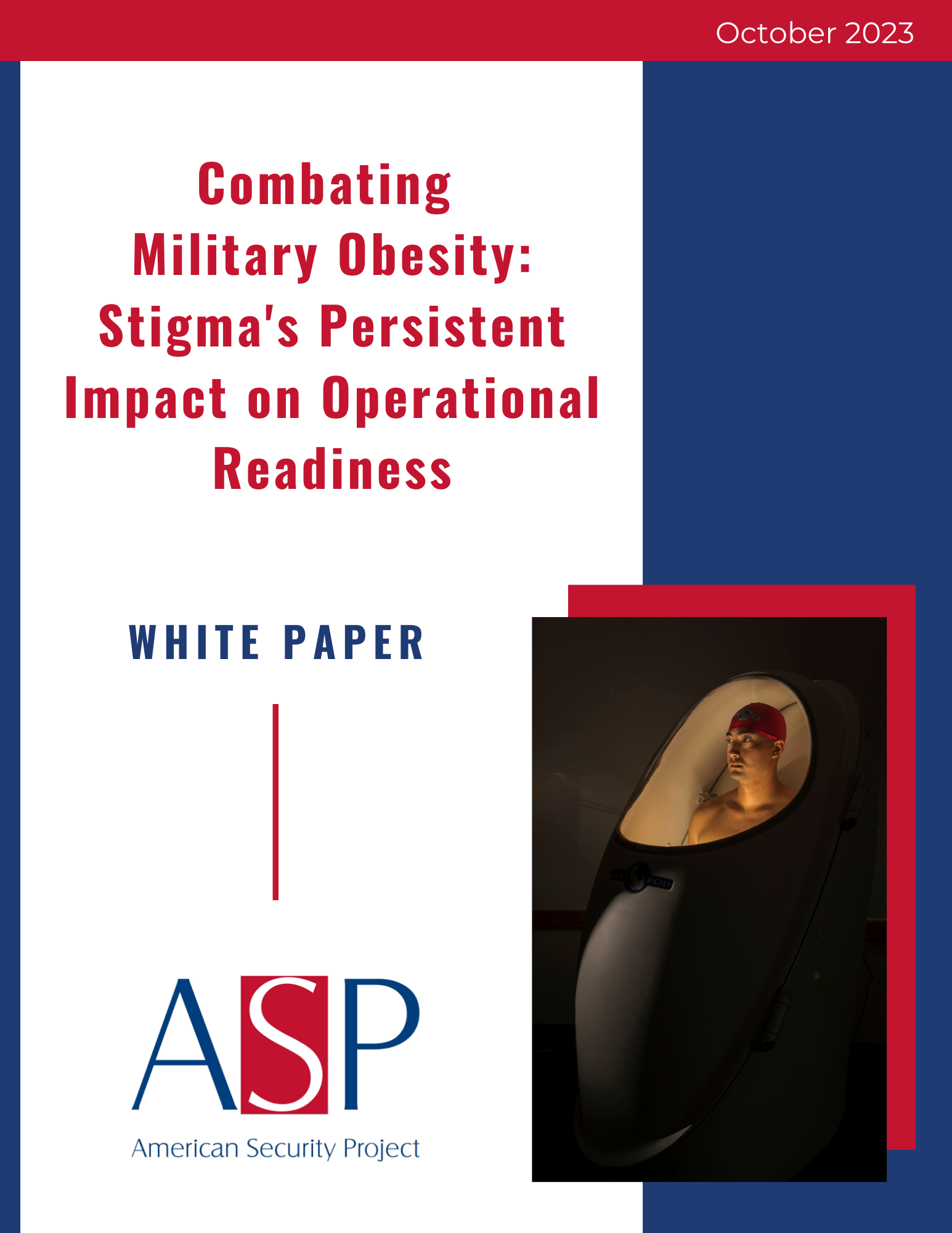 Combating Military Obesity | ASP American Security Project