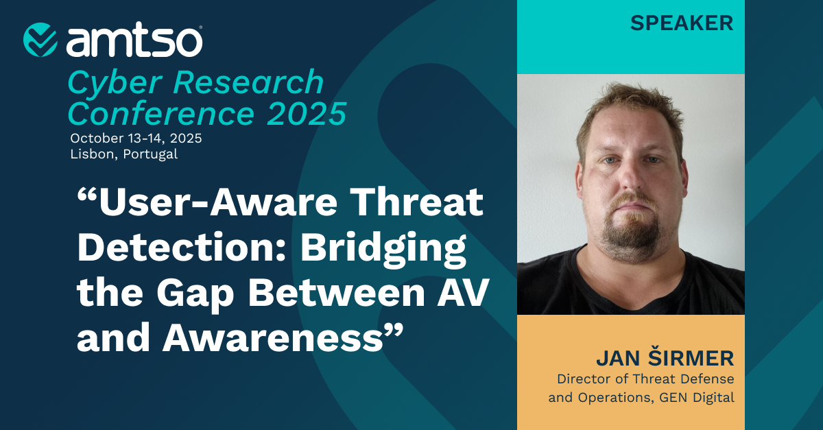 AMTSO Lisbon 2025 Highlight – Jan Sirmer on scam-spotting with AI - AMTSO