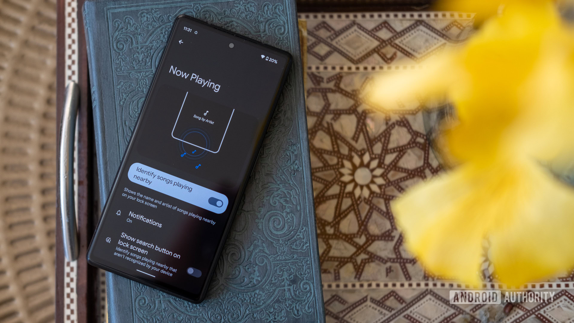 Pixels could soon make it easier to check your Now Playing history