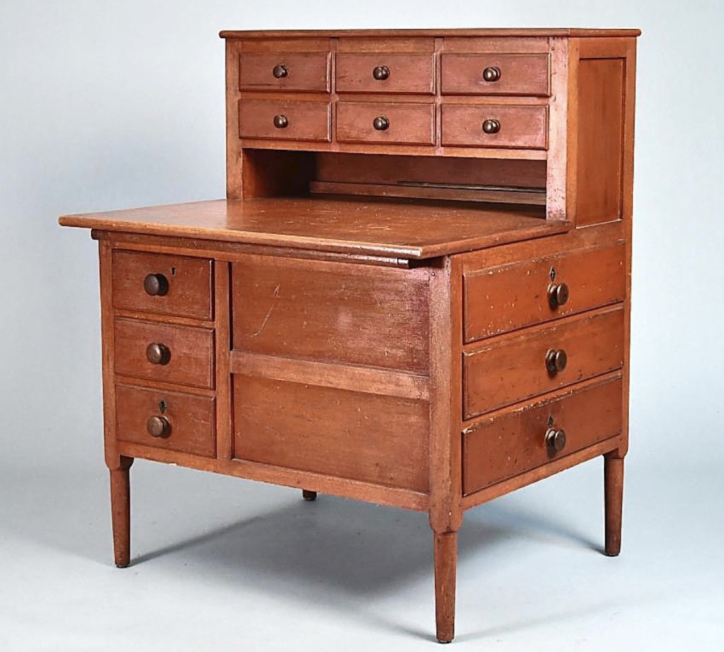Enfield Shaker Sewing Desk, $330,400, Leads Smith’s Sale
