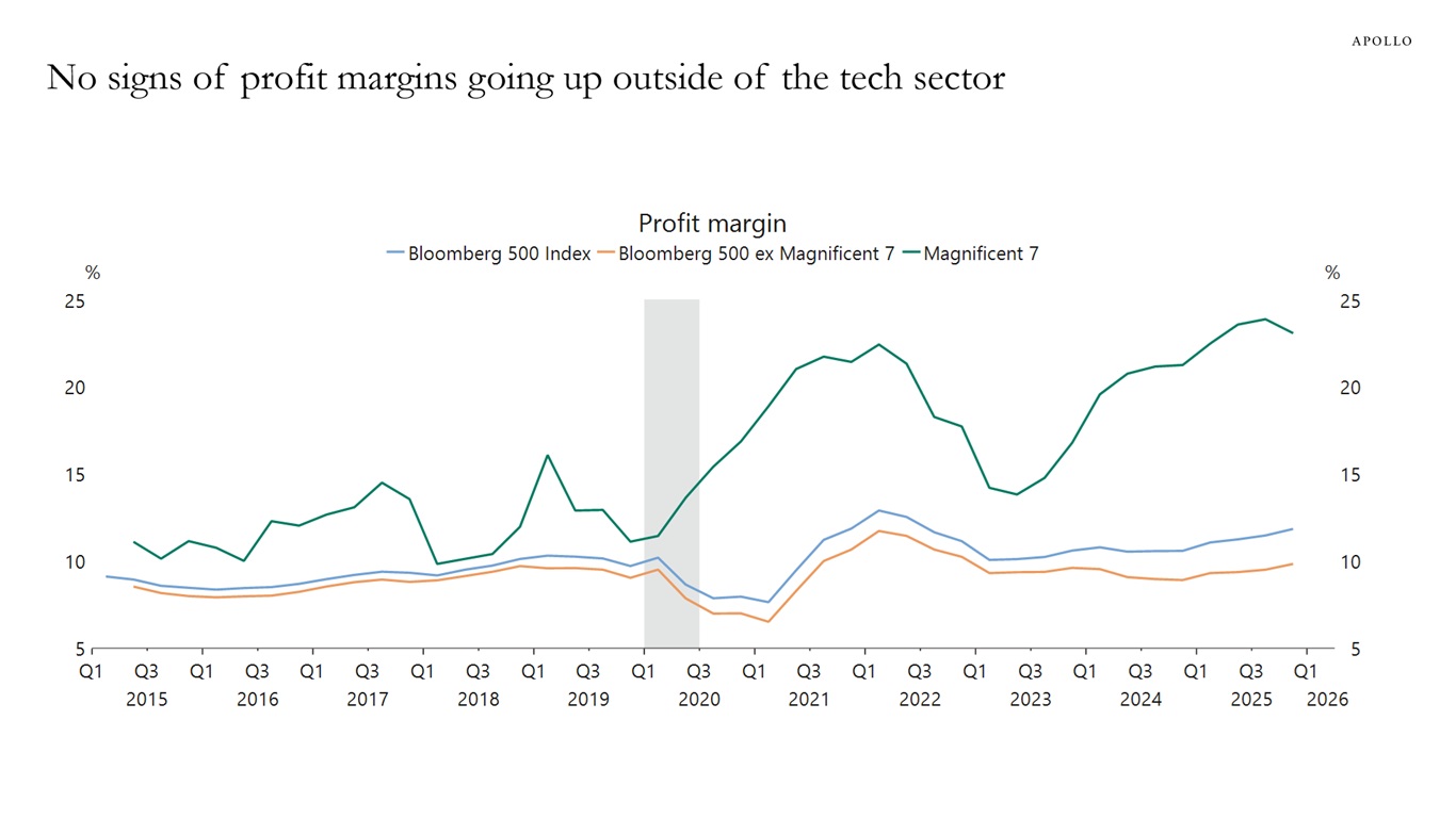 No Signs of Profit Margins Going Up Outside of Tech - Apollo Academy