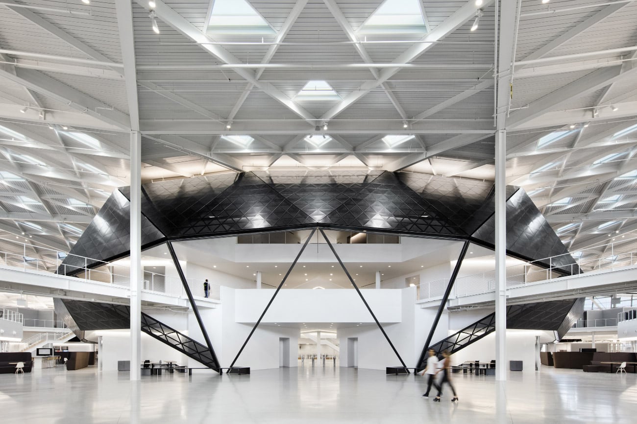 Gensler's NVIDIA headquarters opens, featuring a super-roof that lets the outside in