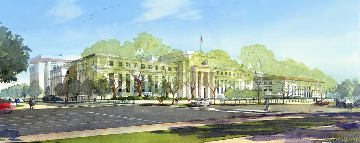Renovation of Federal Reserve Board headquarters portends a battle over civic architecture