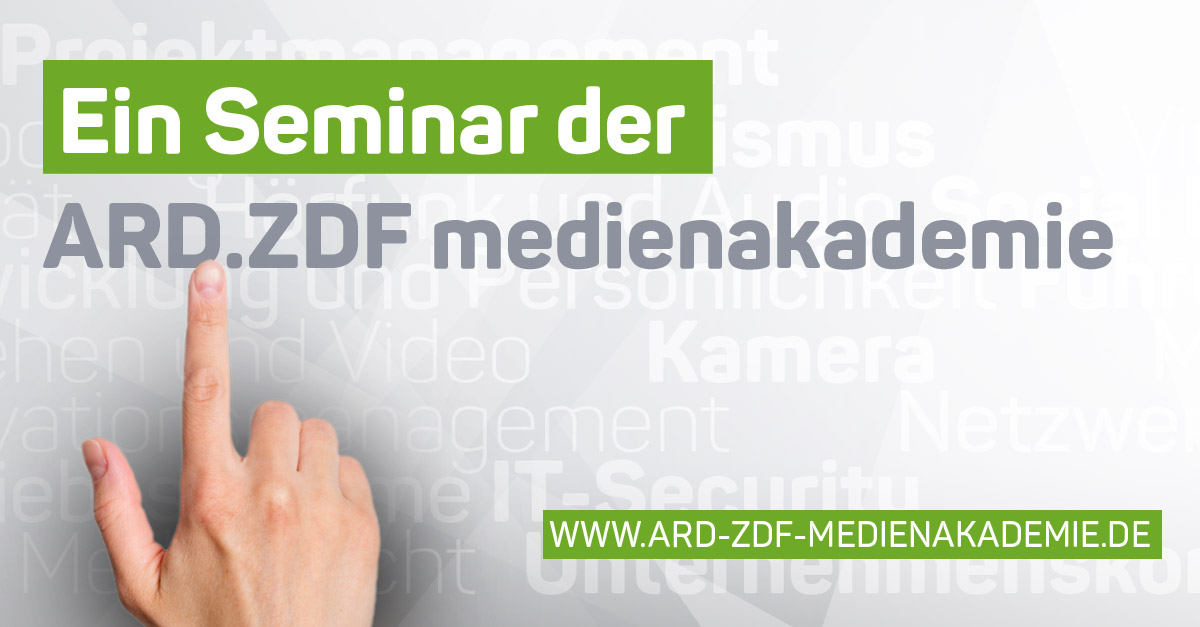 Häufige Fragen – Seminarangebot der ARD.ZDF medienakademie