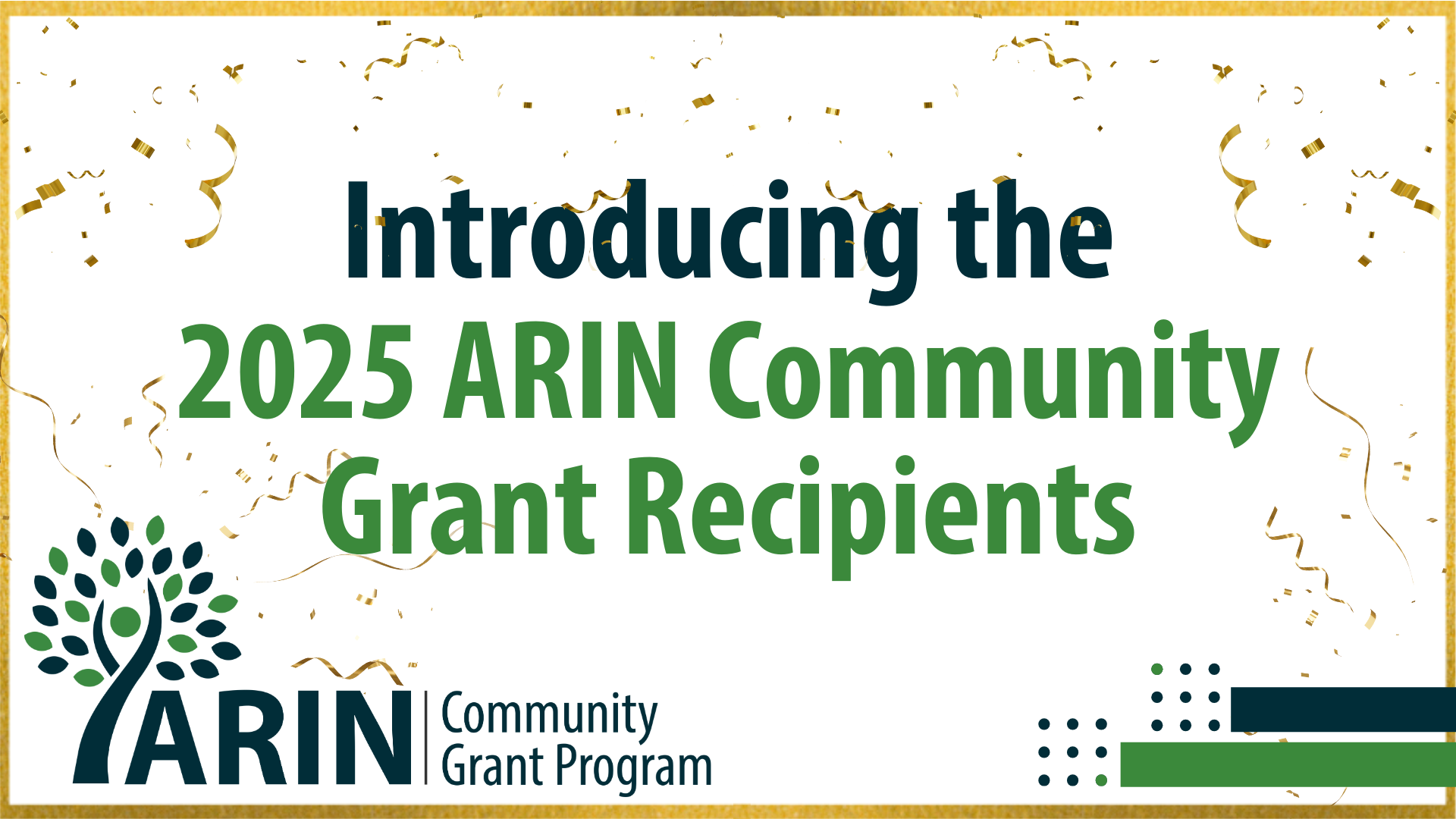 Meet the 2025 ARIN Community Grant Recipients - American Registry for Internet Numbers