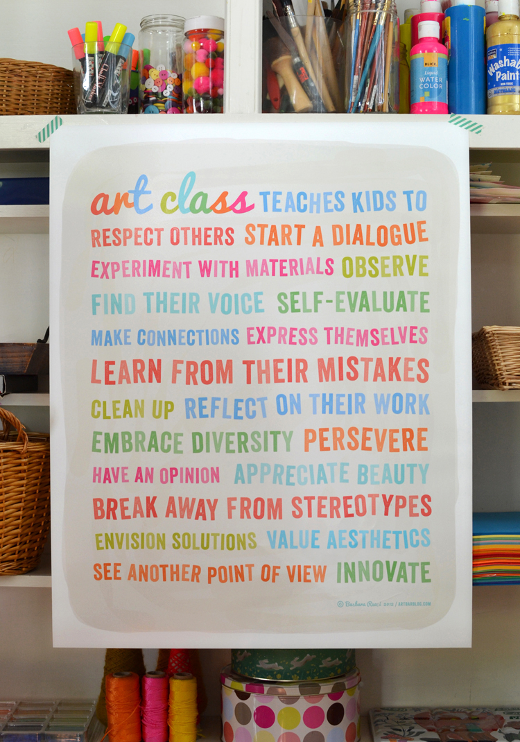 Art Class Poster - ARTBAR