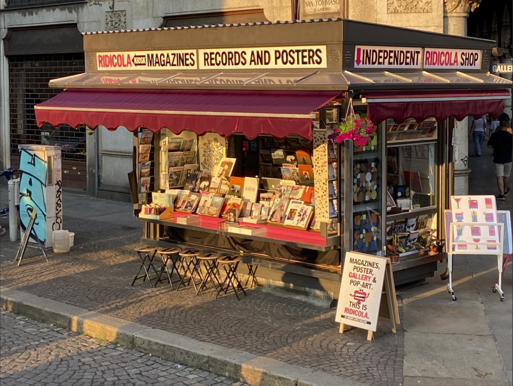 Nasce Ridicola, lo spazio espositivo nato in una ex edicola a Torino