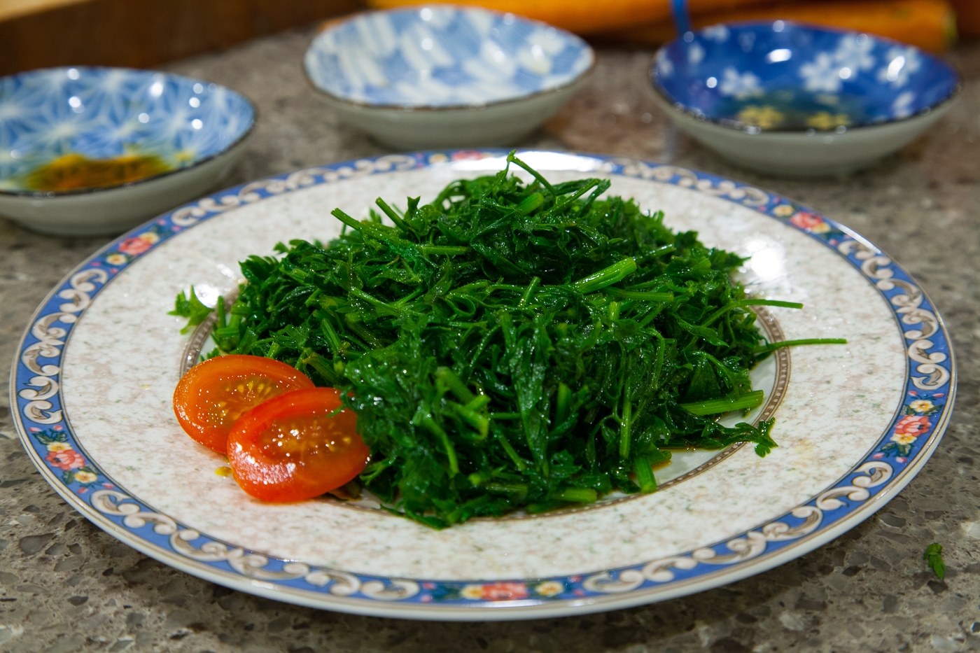 Easy Recipe for Carrot Greens/Tops/Leaves | Asian Cooking Mom