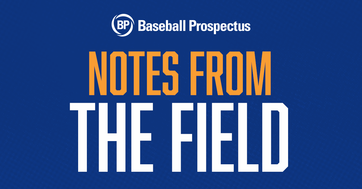 Notes From The Field: Area Code Games, Part One | Baseball Prospectus
