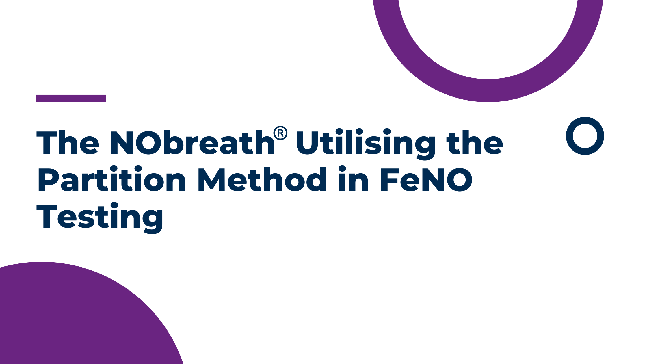 The NObreath® Utilising the Partition Method in FeNO Testing - Bedfont Scientific Ltd.
