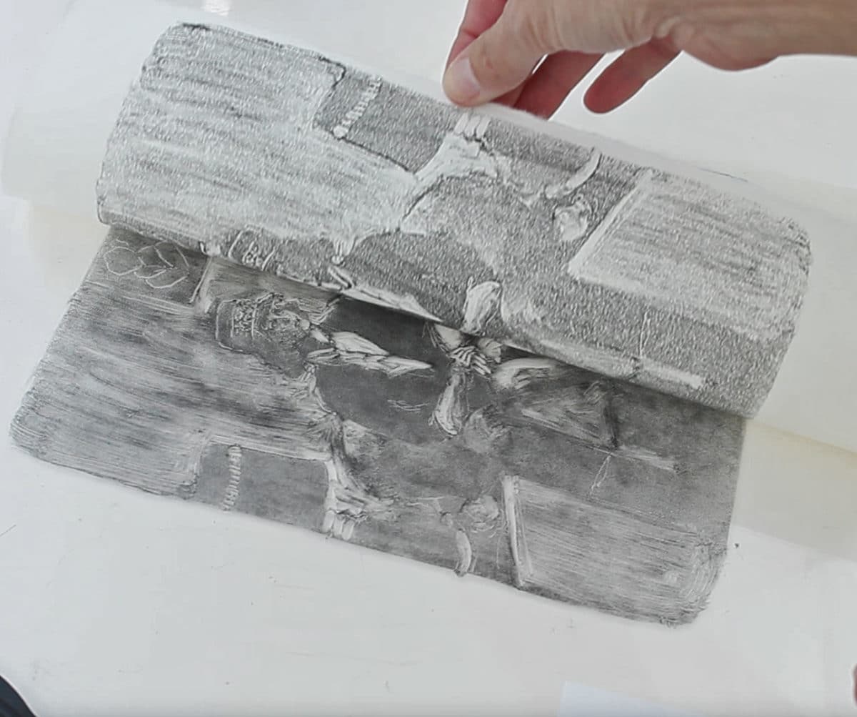 How to Make a Monotype Print without a Press - Belinda Del Pesco