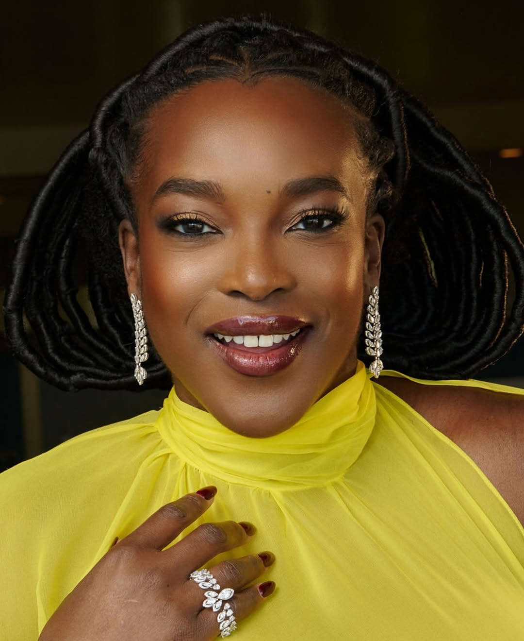 Wunmi Mosaku Glows as She Debuts Baby Bump at the Golden Globes | BN Style
