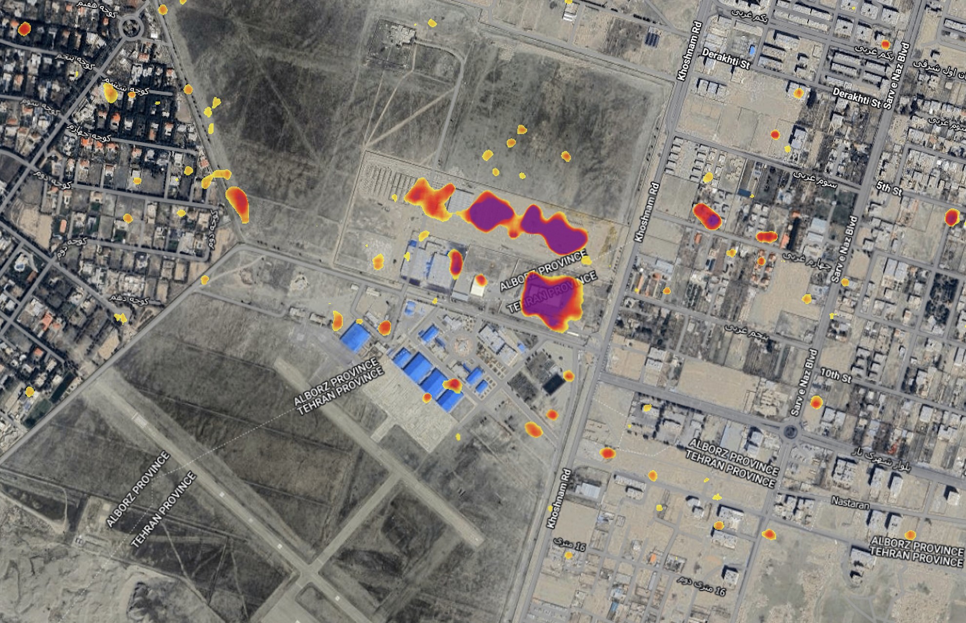 When Satellite Imagery Goes Dark: New Tool Shows Damage in Iran and the Gulf - bellingcat