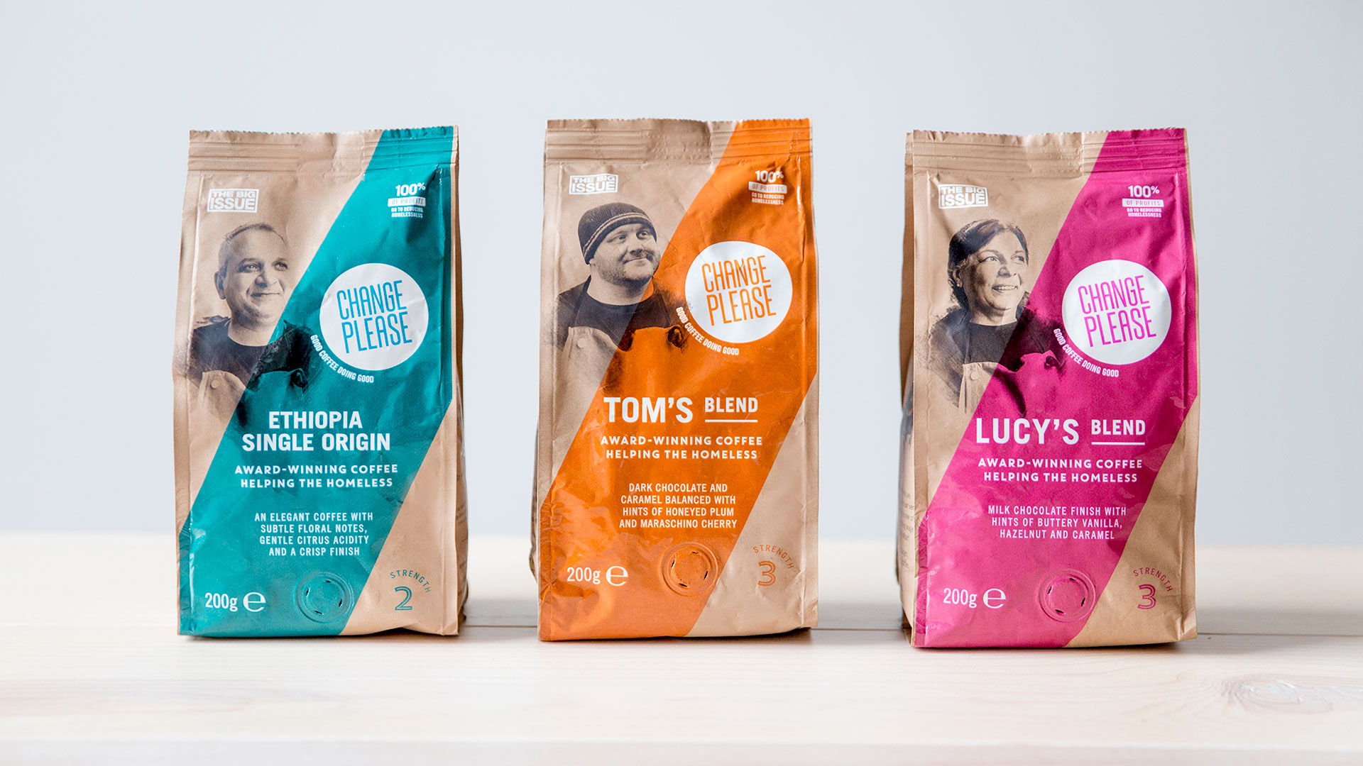 Big Issue-backed Change Please coffee now available nationwide - Big Issue