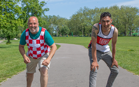 Vendors Lee and Andre Take On The London Marathon - Big Issue