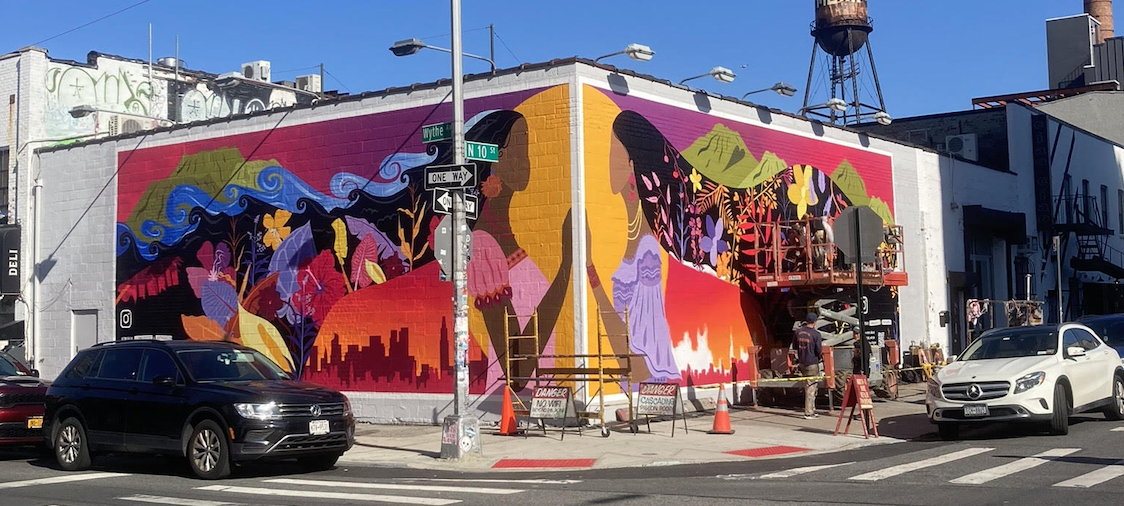 New in Williamsburg: An Instagrammable mural, underwritten by Instagram - BKMAG