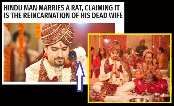 Fake News: Indian Man Marries Rat, Says It's A Reincarnation Of Dead Wife | BOOM