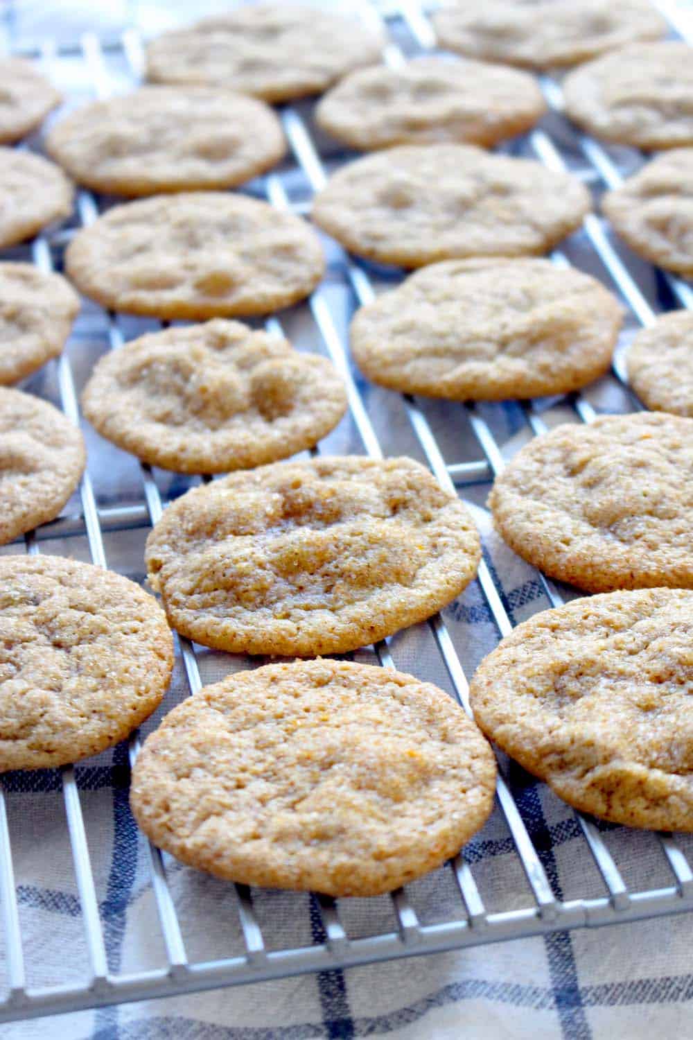 Orange Chai Spice Cookies (made with whole wheat flour!)