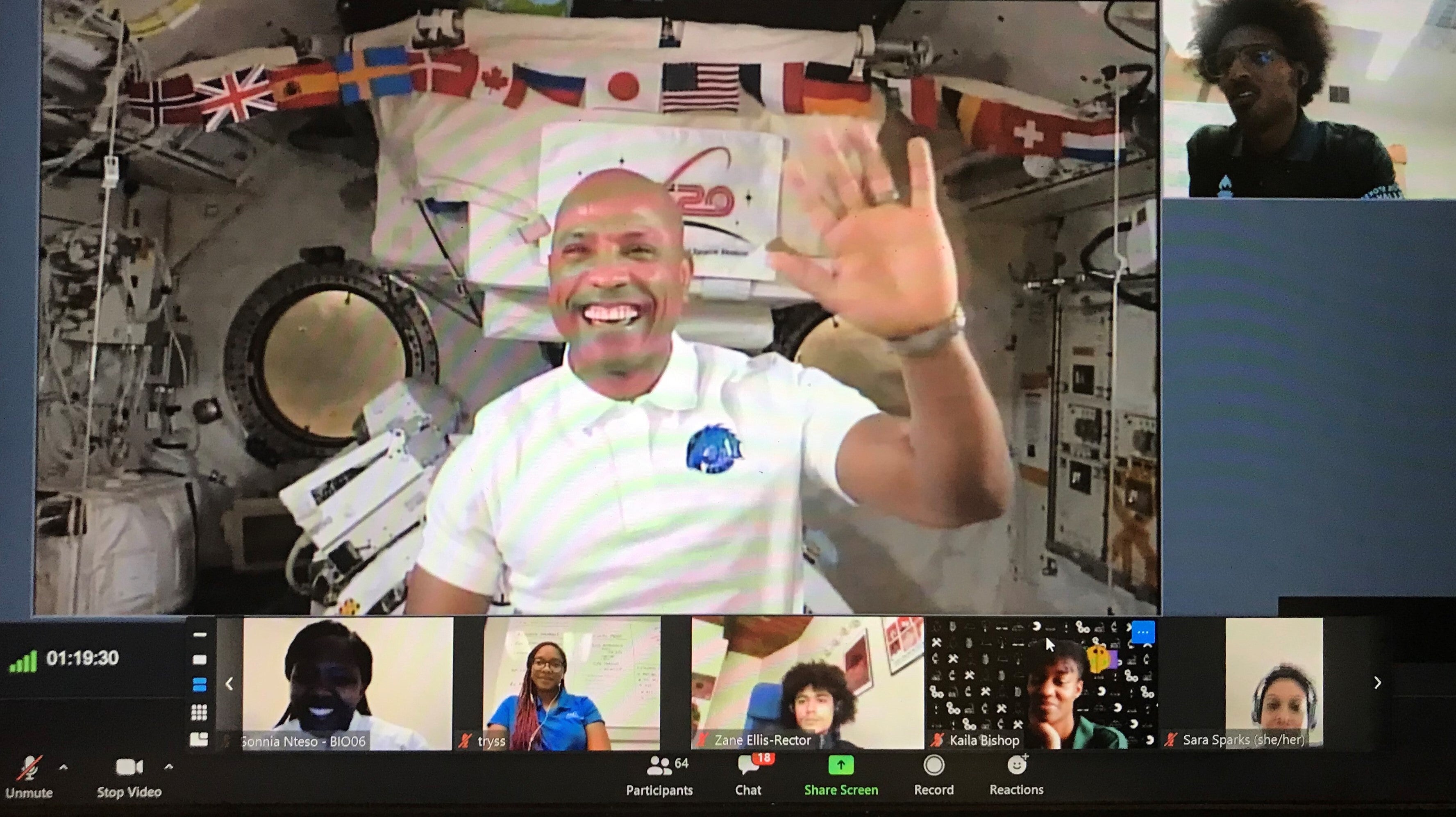 'You Guys Are Making The World a Better Place.' Astronaut Victor Glover Inspires Black Cal Poly Students From Space | Cal Poly