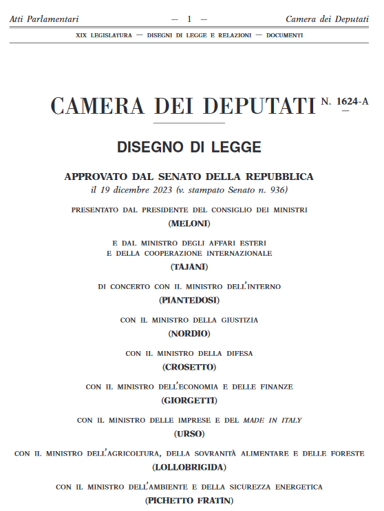 D.L. 161/2023 - Disposizioni urgenti per il «Piano Mattei» per lo sviluppo in Stati del Continente africano