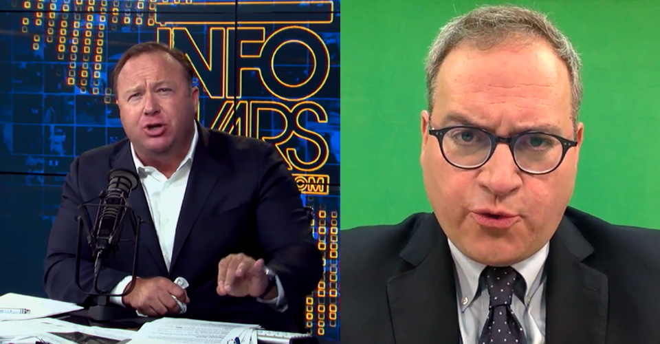 Ezra Levant Goes On Alex Jones's Infowars