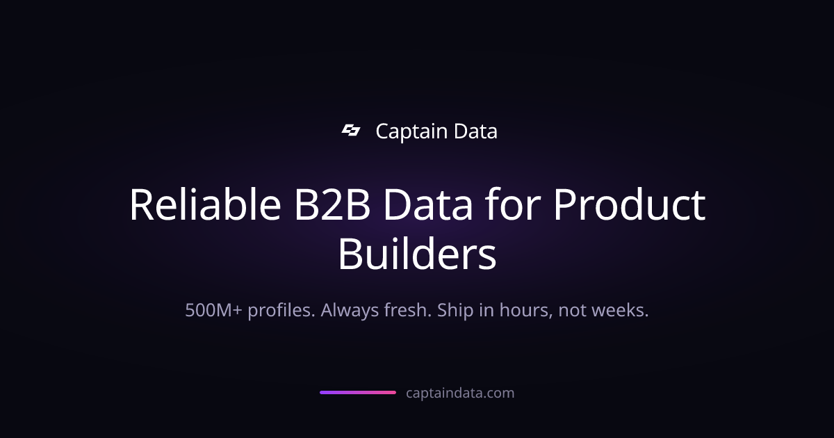 Captain Data - AI Data for AI Products