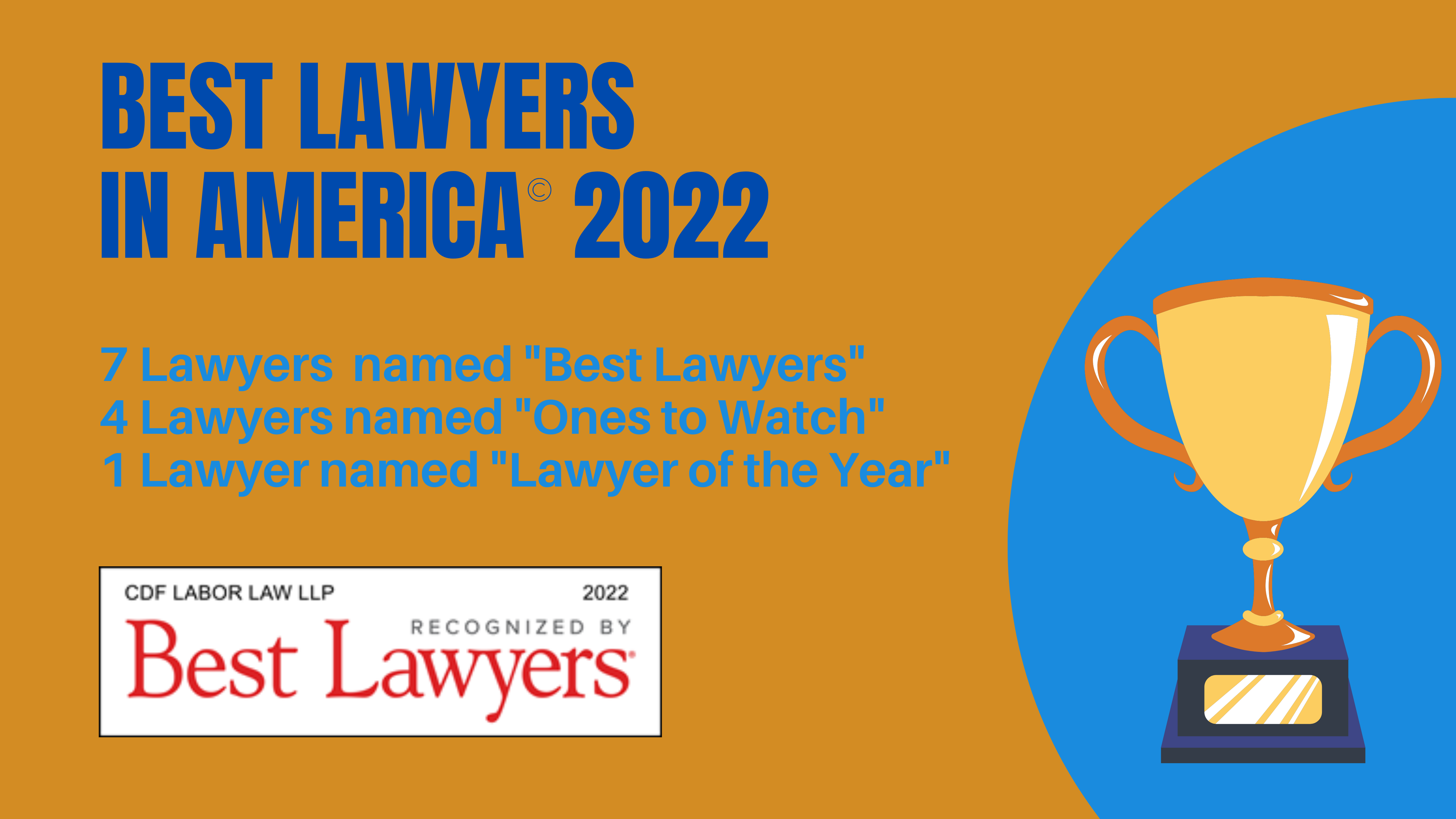 CDF Attorneys Receive Best Lawyers in America¬© Awards | CDF Labor Law LLP