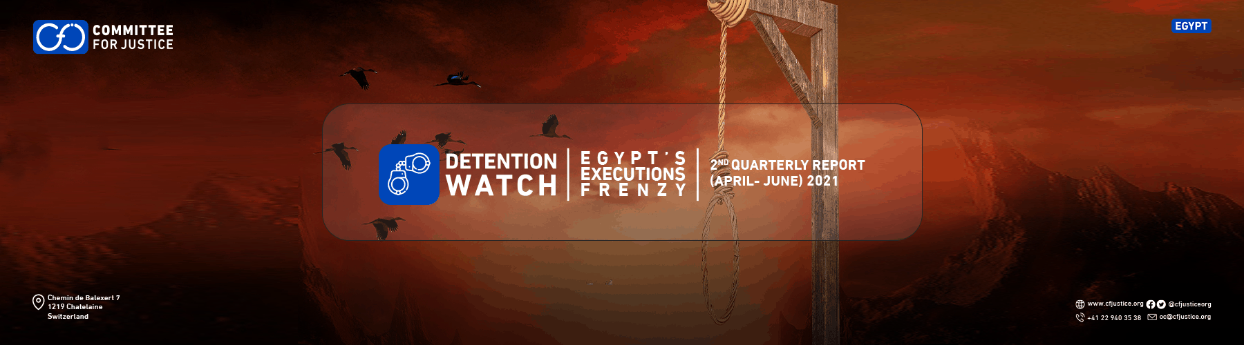 Egypt’s executions frenzy continues in second quarter of 2021 - Committee for Justice