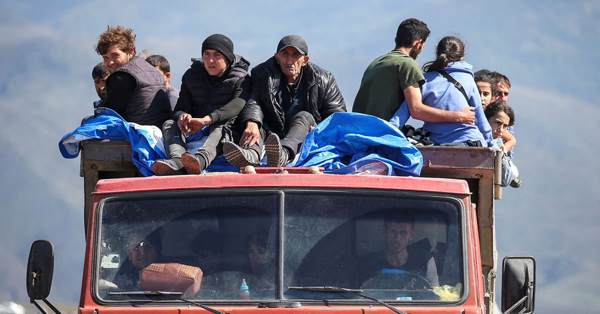 In Photos: The Nagorno-Karabakh Exodus