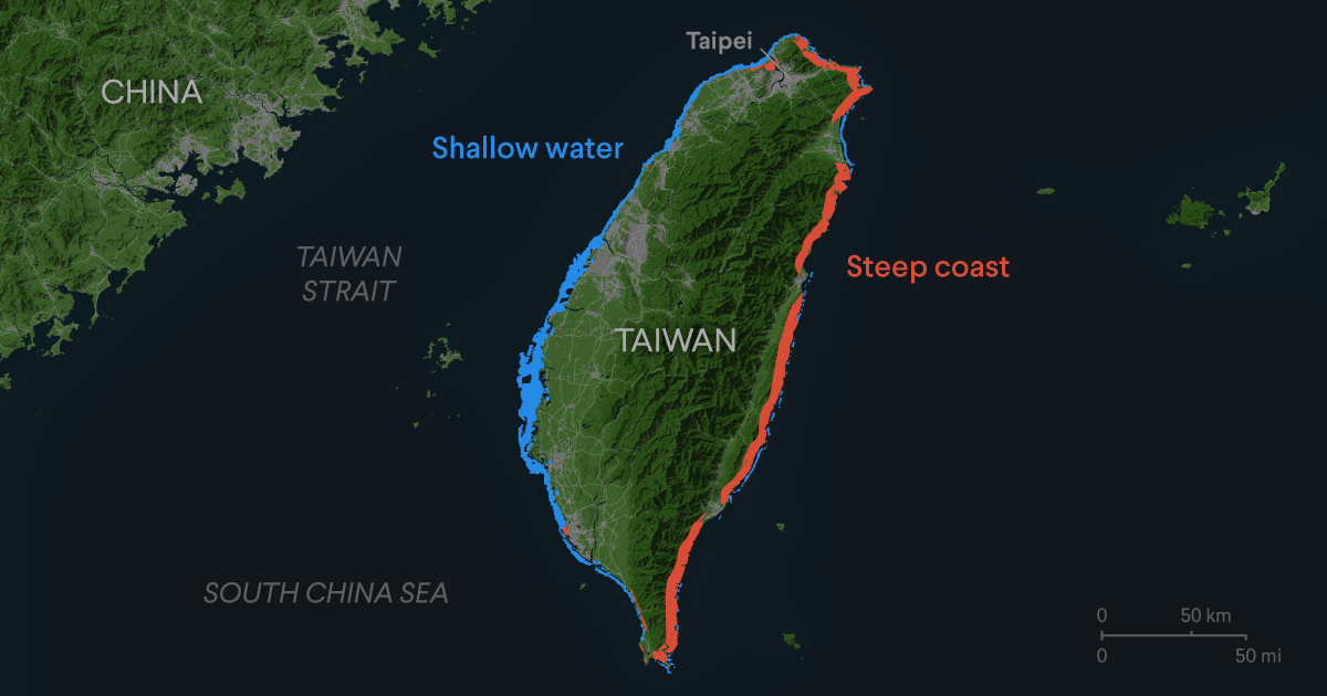 Why China Would Struggle to Invade Taiwan