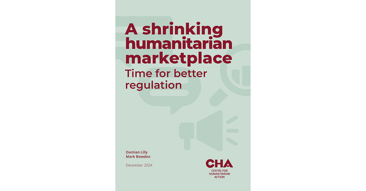 A shrinking humanitarian marketplace - Centre for Humanitarian Action