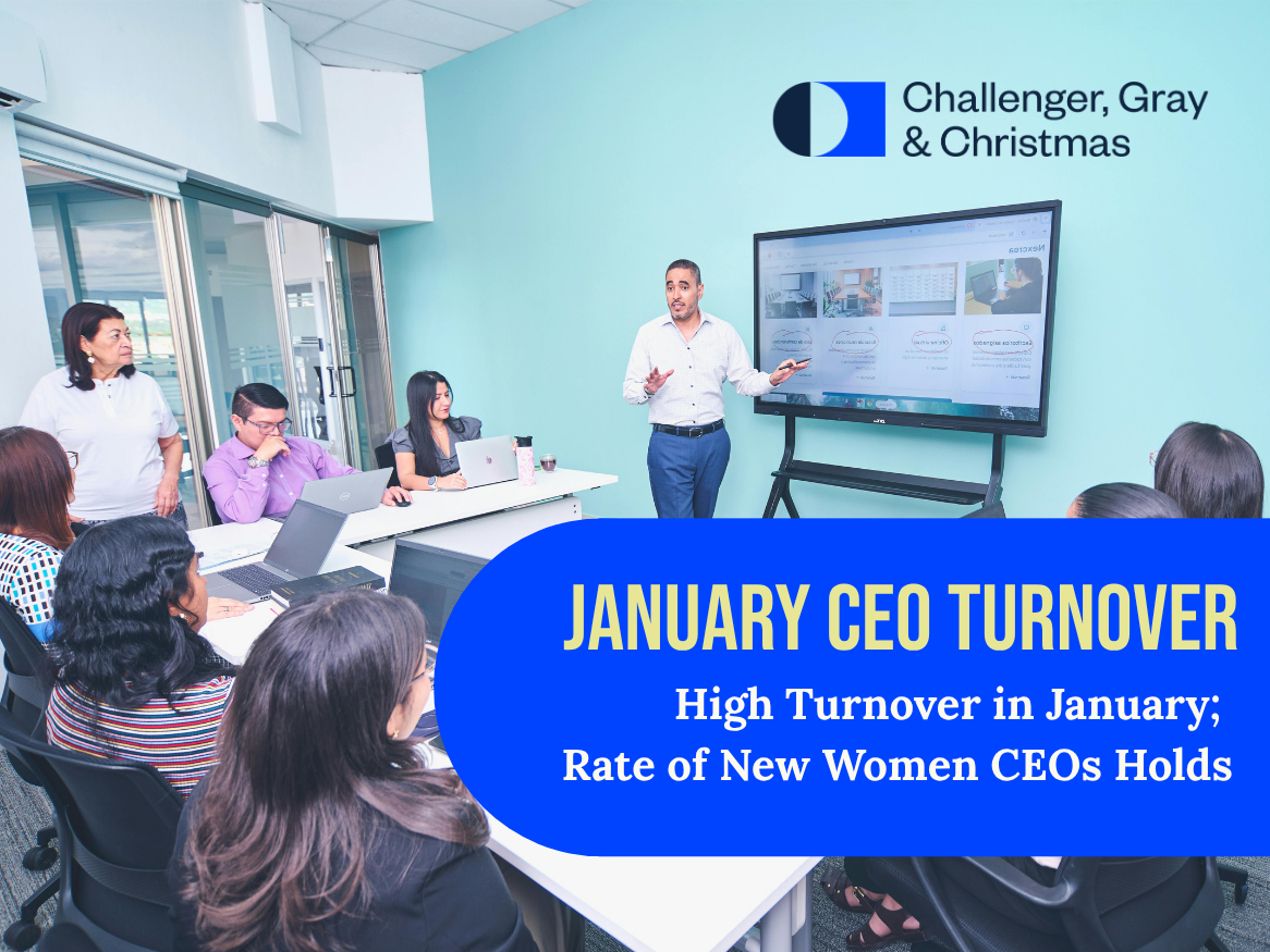 January CEO Exits Third-Highest on Record | Challenger, Gray & Christmas, Inc. | Outplacement & Career Transitioning Services