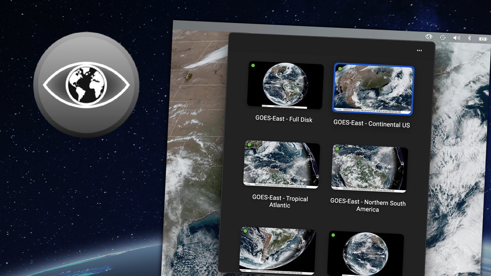 SpaceEye: Live-Satellitenbilder als Wallpaper - CHIP