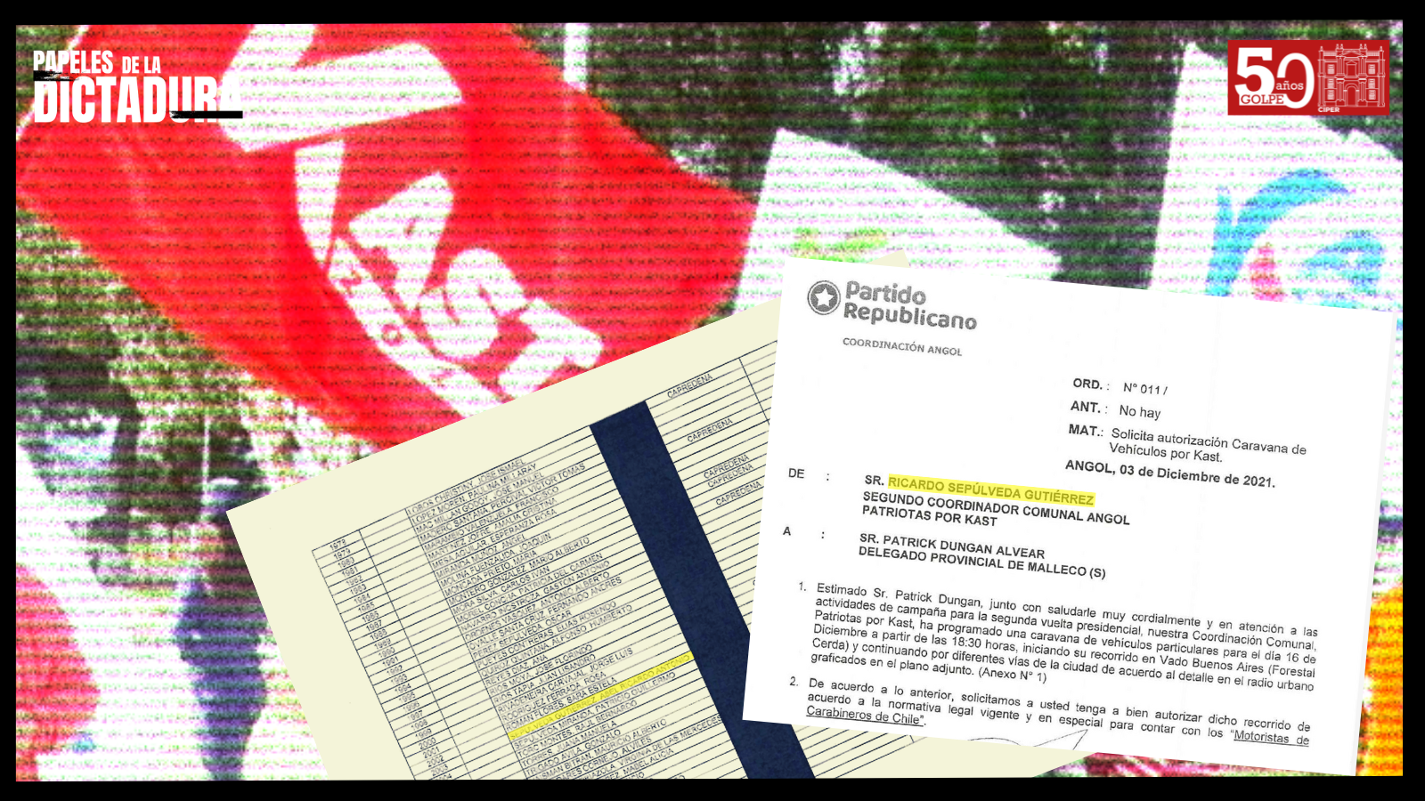 Coordinador de la campaña presidencial de Kast en Angol figura en un documento policial como exagente de la CNI - CIPER Chile