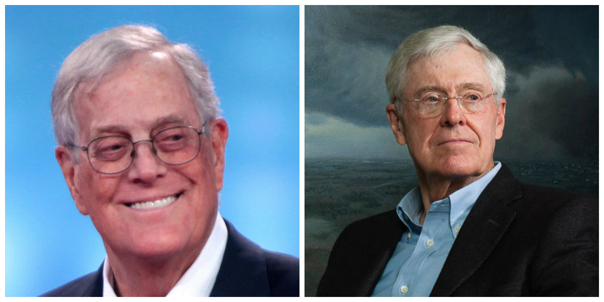 Koch brothers groups hit with massive fines from CREW complaint - CREW | Citizens for Responsibility and Ethics in Washington