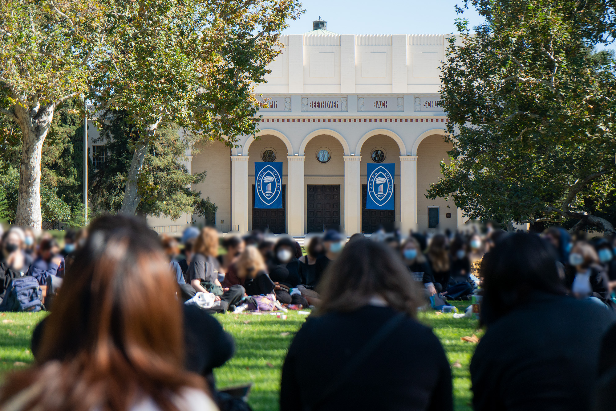 Claremont College students protest Israeli genocide of Palestinians