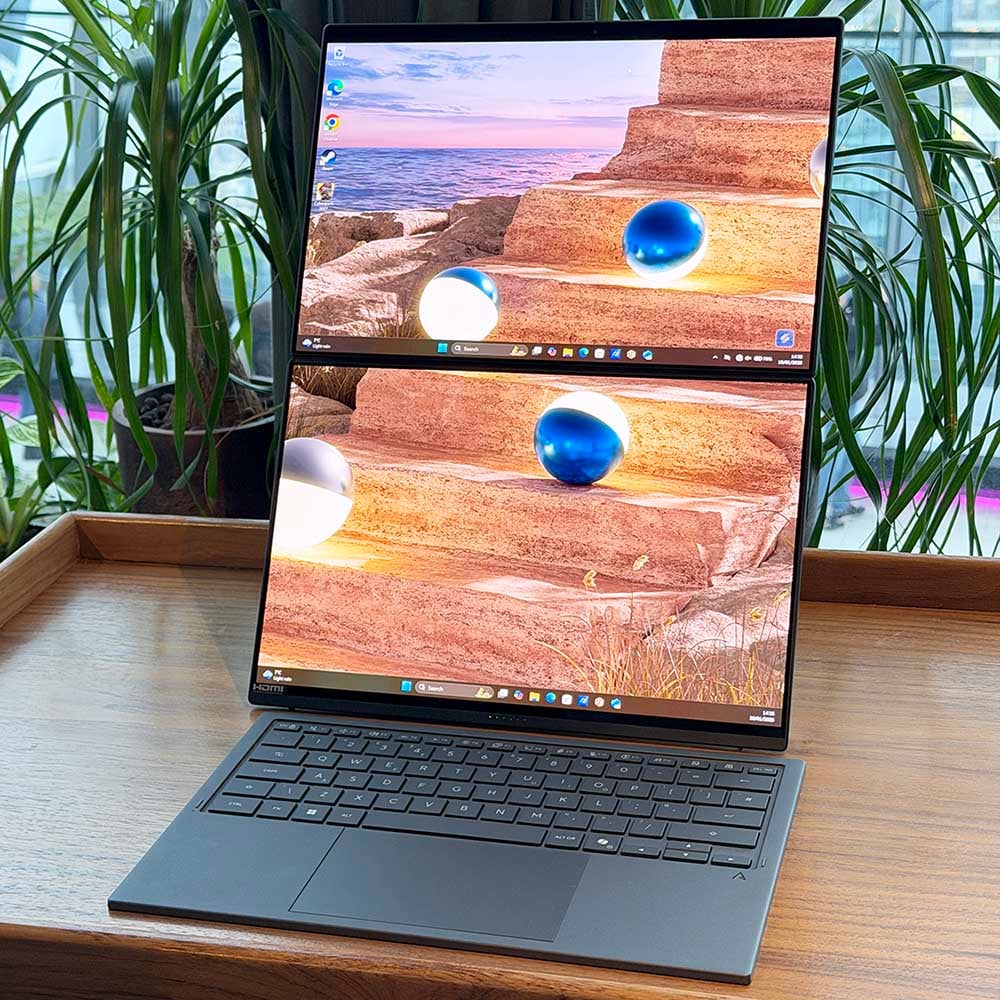 Asus Zenbook Duo 2026 review: Panther Lake shines in this gorgeous dual-screen laptop | Club386