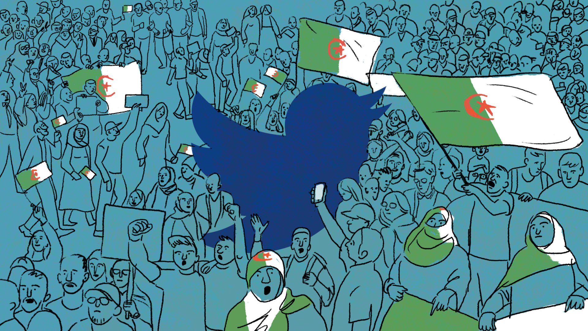 In Algeria, ‘electronic flies’ threaten a protest movement - Coda Story