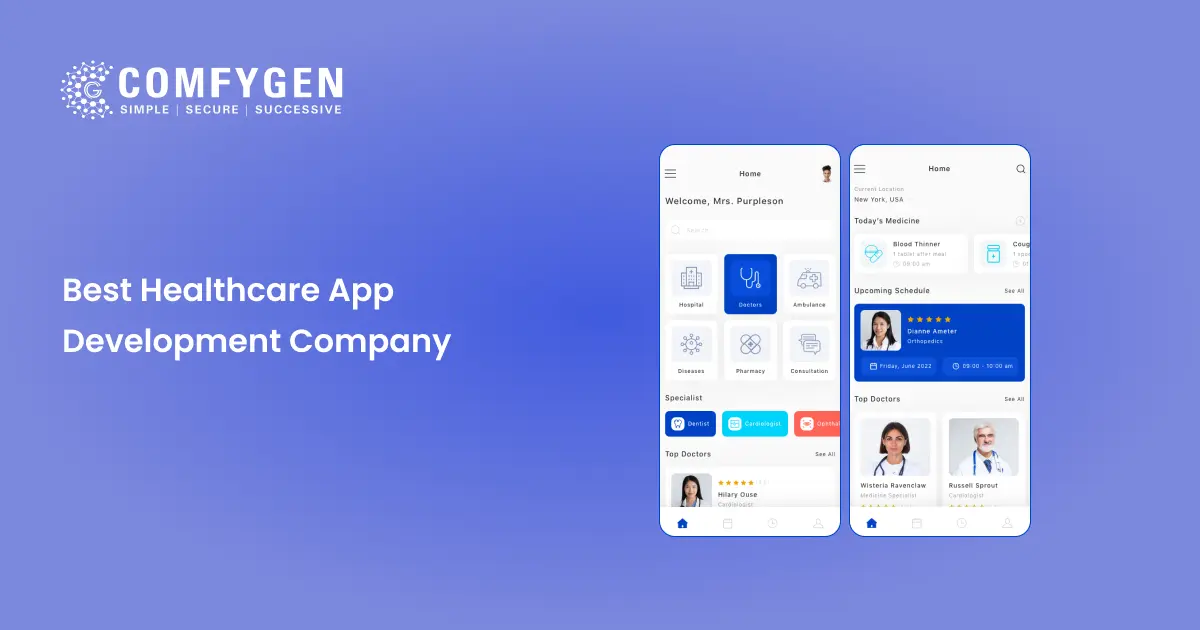 Healthcare Mobile App Development Company in India | Comfygen