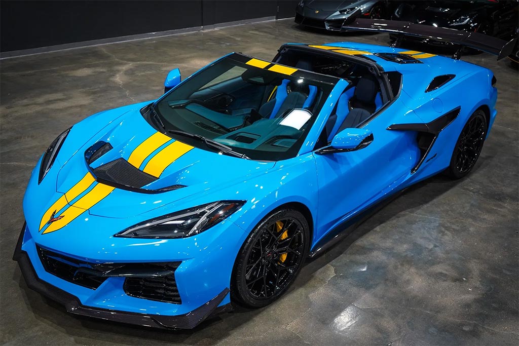Corvettes for Sale: One of the Nine Rapid Blue C8 ZR1s that'll Ever be Made Just Hit the Market - Corvette: Sales, News & Lifestyle
