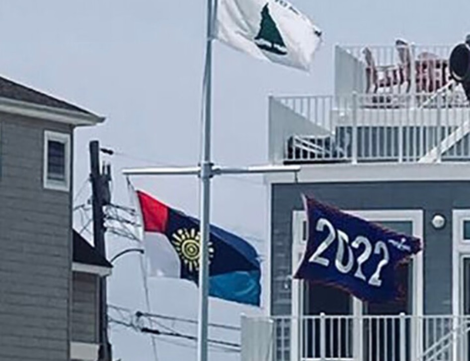 Justice Samuel Alito Flying Provocative 2022 Phillies Second Place Flag Outside New Jersey Beach House - Crossing Broad