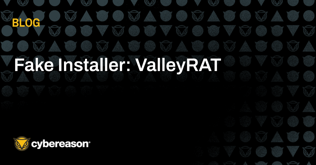 Fake Installer: Ultimately, ValleyRAT infection