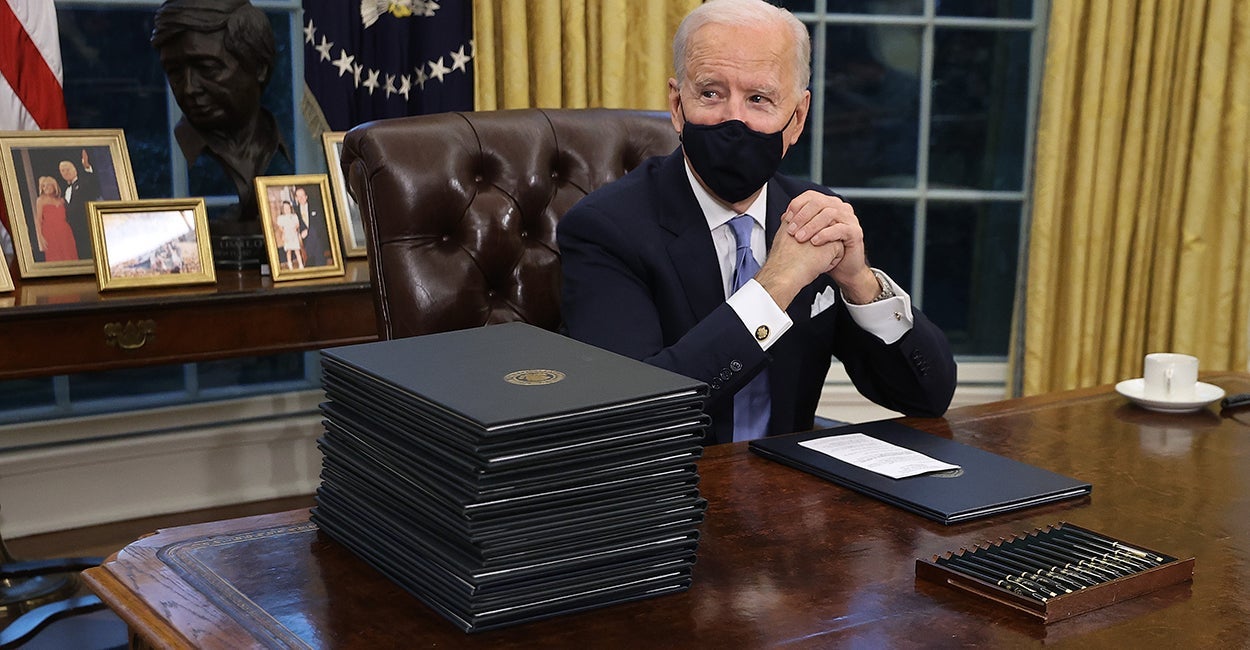 #BidenErasedWomen Trends After Biden Signs Executive Order